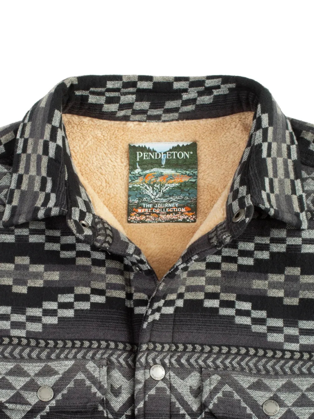 Marshall geometric-pattern cotton jacket