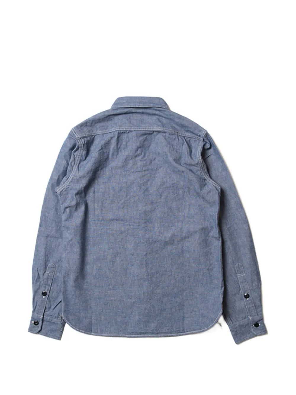 chambray long-sleeve shirt