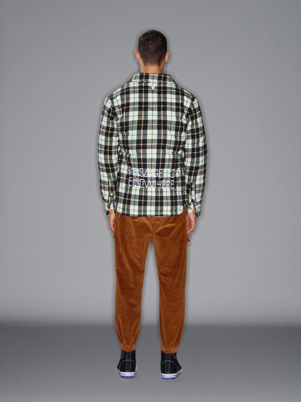 Logo Patch Plaid Shirt