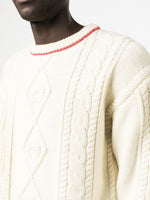 Cable-Knit Wool Jumper