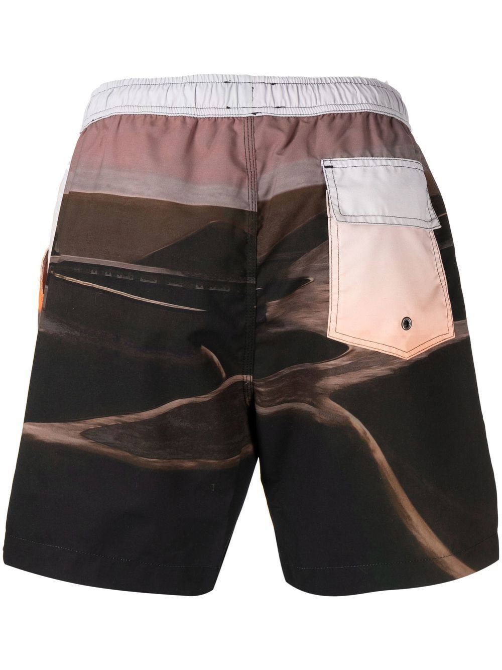 Graphic-Print Deck Shorts