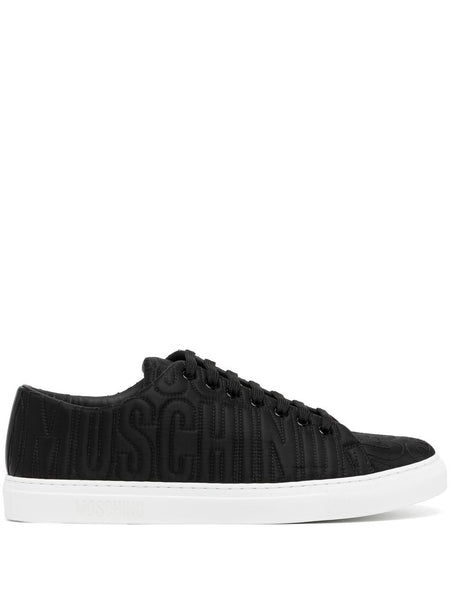 Embroidered-Logo Low-Top Sneakers