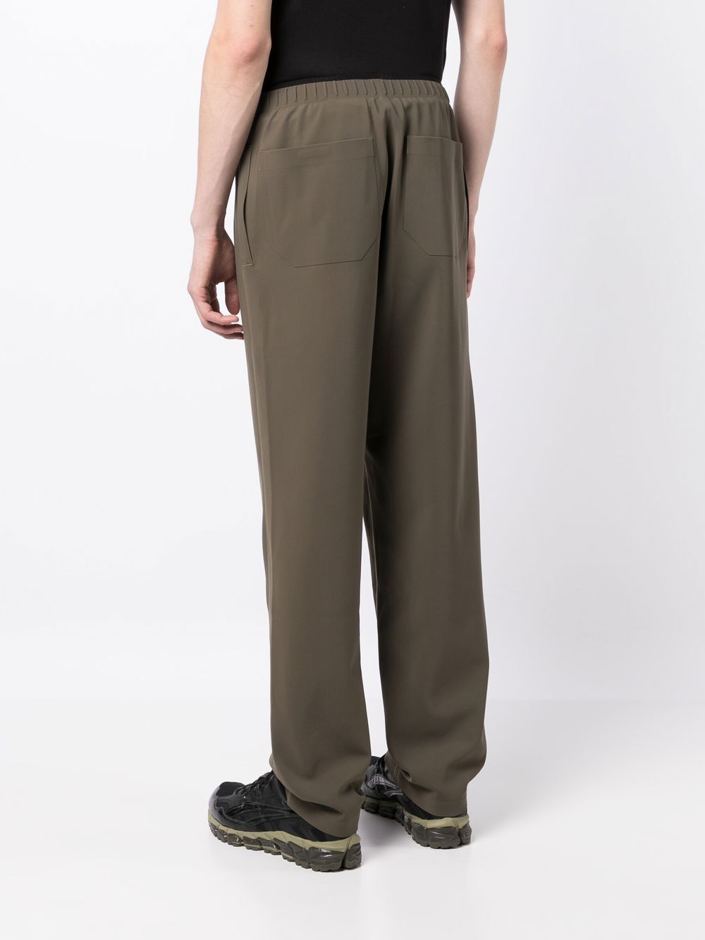 Mid Rise Straight Leg Trousers