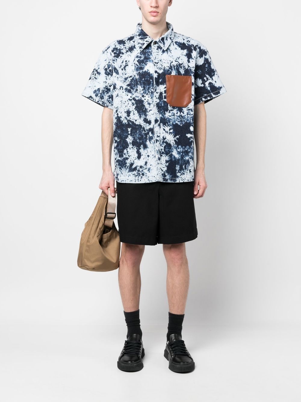 Tie-Dye Patterned Shirt