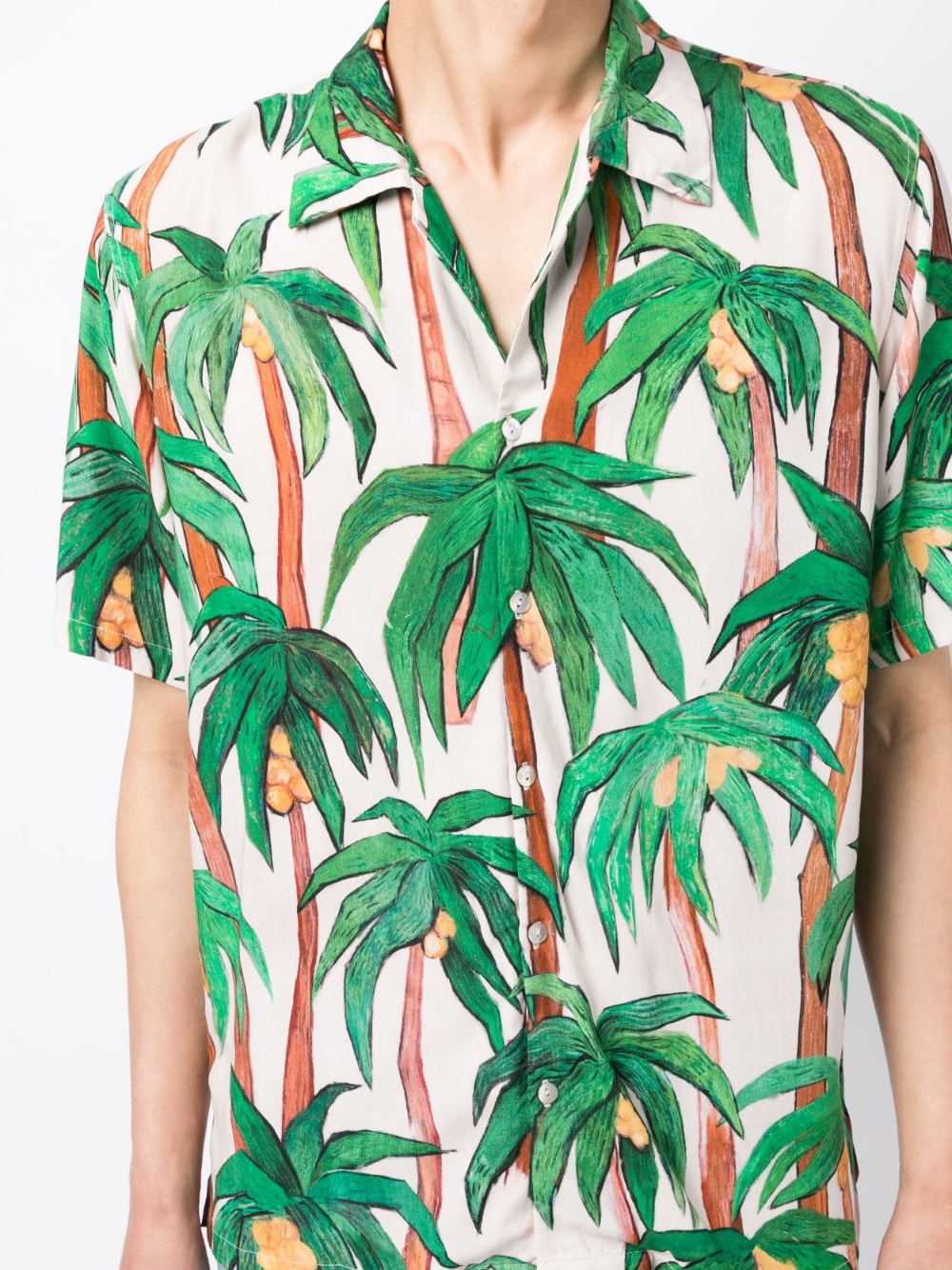Palm Tree-Print Shirt