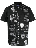 X Jean-Michel Basquiat Artwork-Print Shirt
