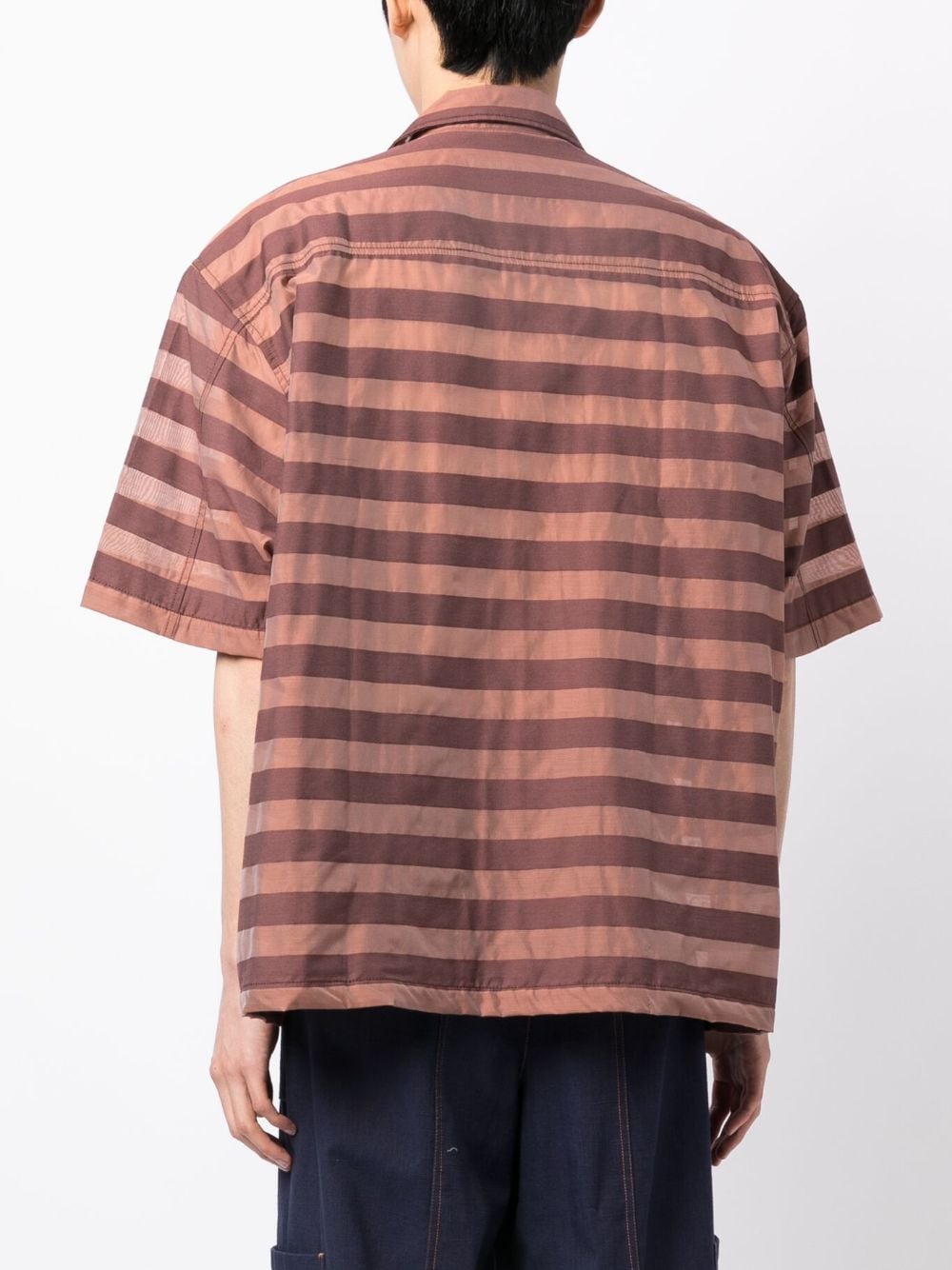 Striped Cotton-Blend Shirt