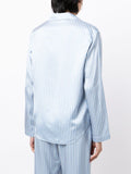 Doll-Embroidered Striped Pyjama Top