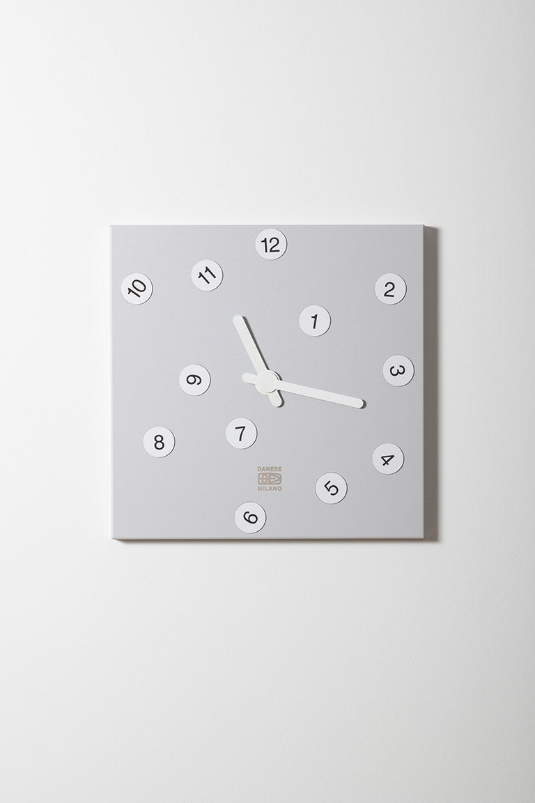 Danese Milano Oramai By Giulio Iacchetti Wall Clock Silver