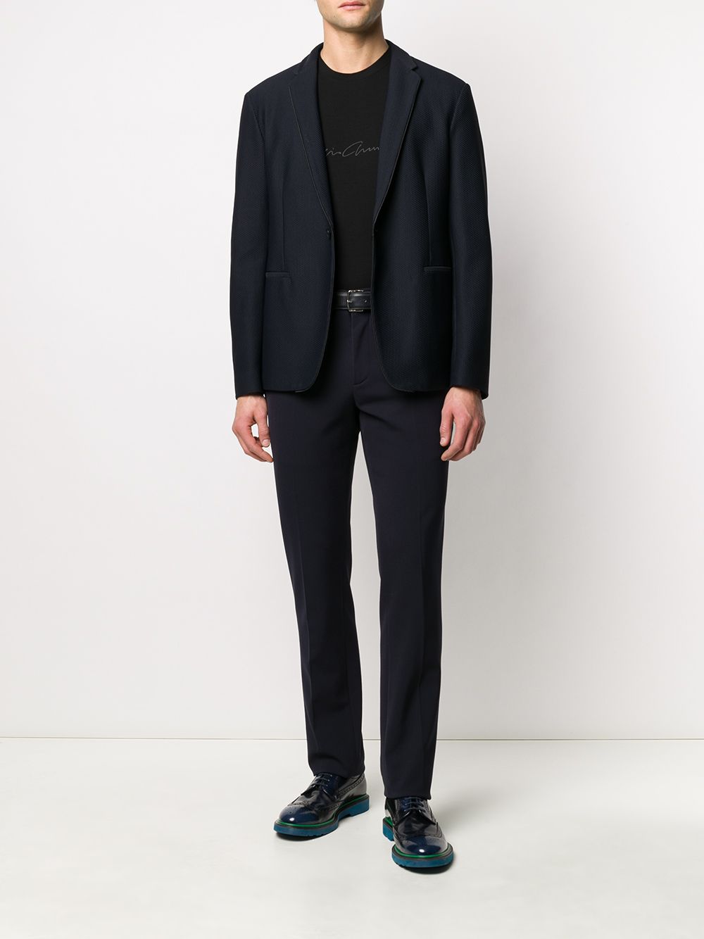 logo-print slim-fit T-shirt