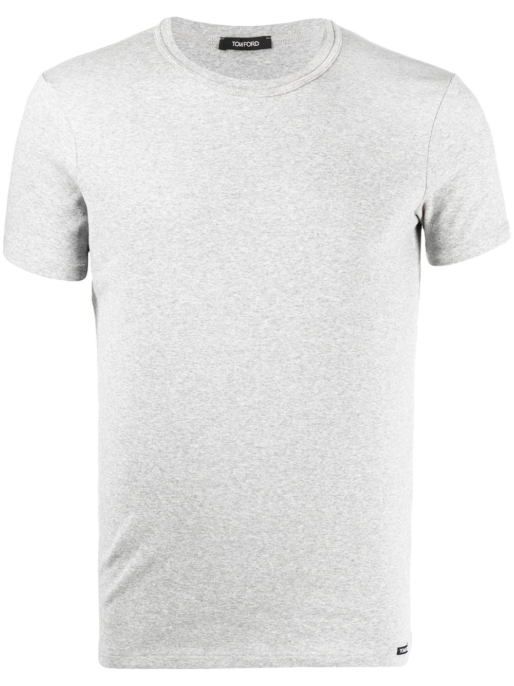 logo patch crew neck T-shirt