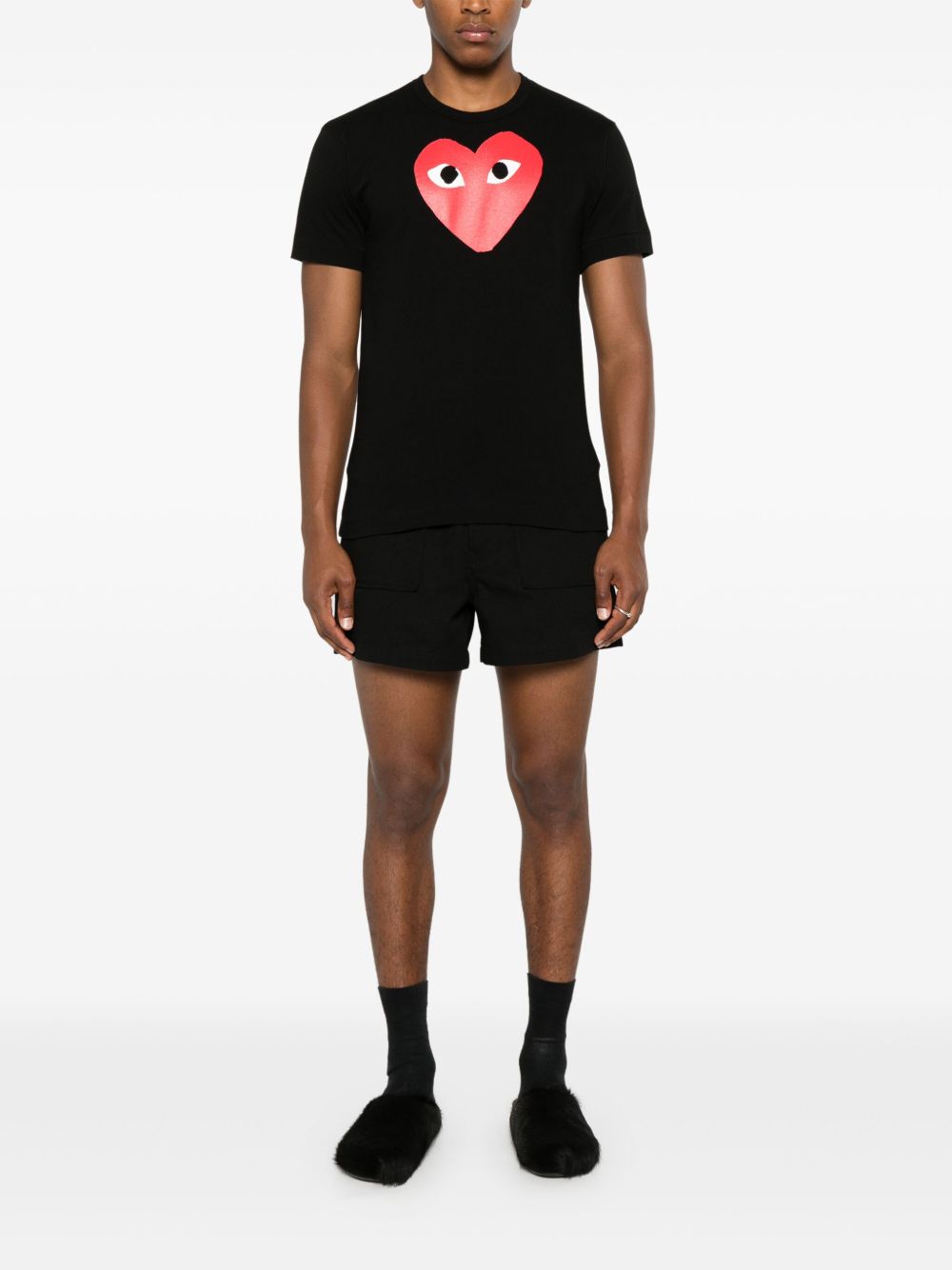 Heart-Print T-Shirt