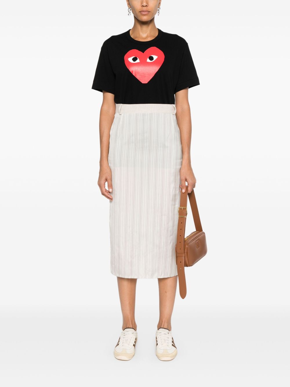 Heart-Print T-Shirt