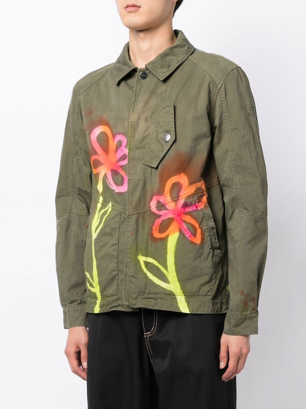 Floral Button-Down Jacket