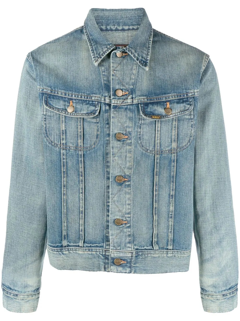 button-down fastening denim jacket