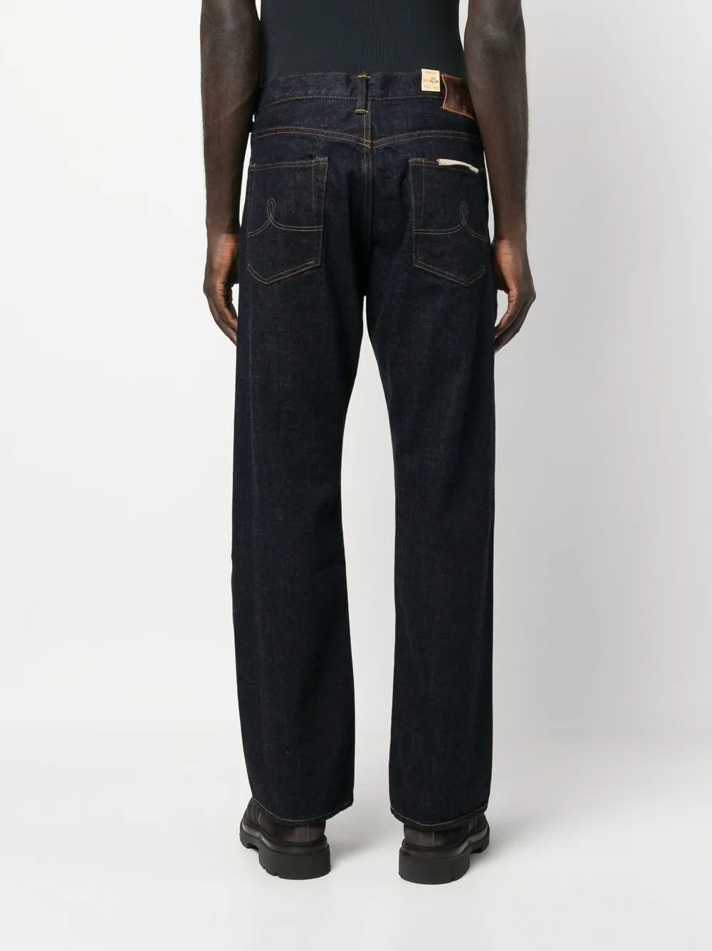 straight-leg jeans