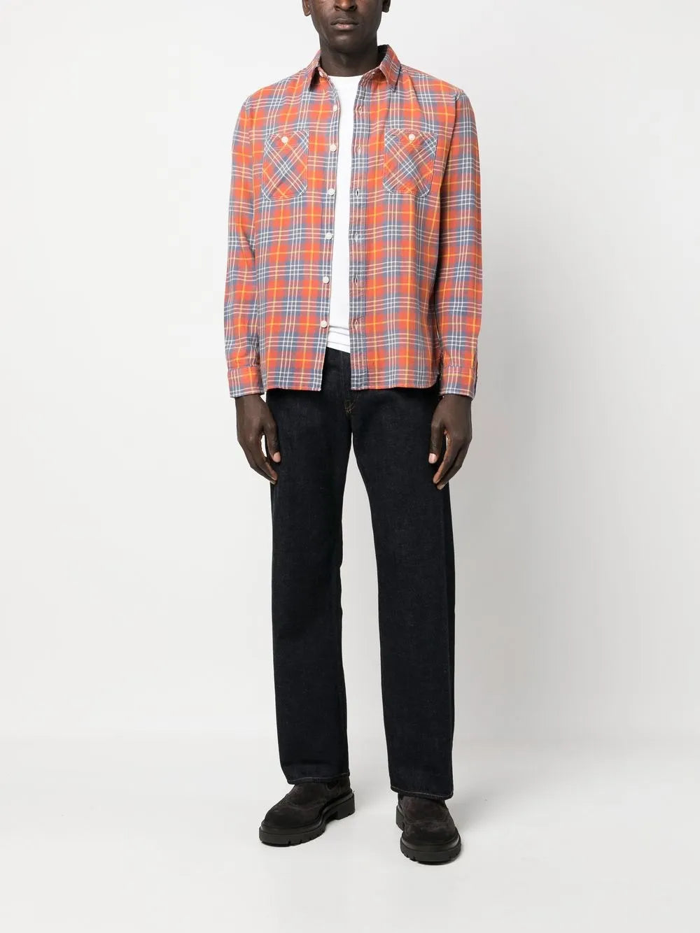 straight-leg jeans
