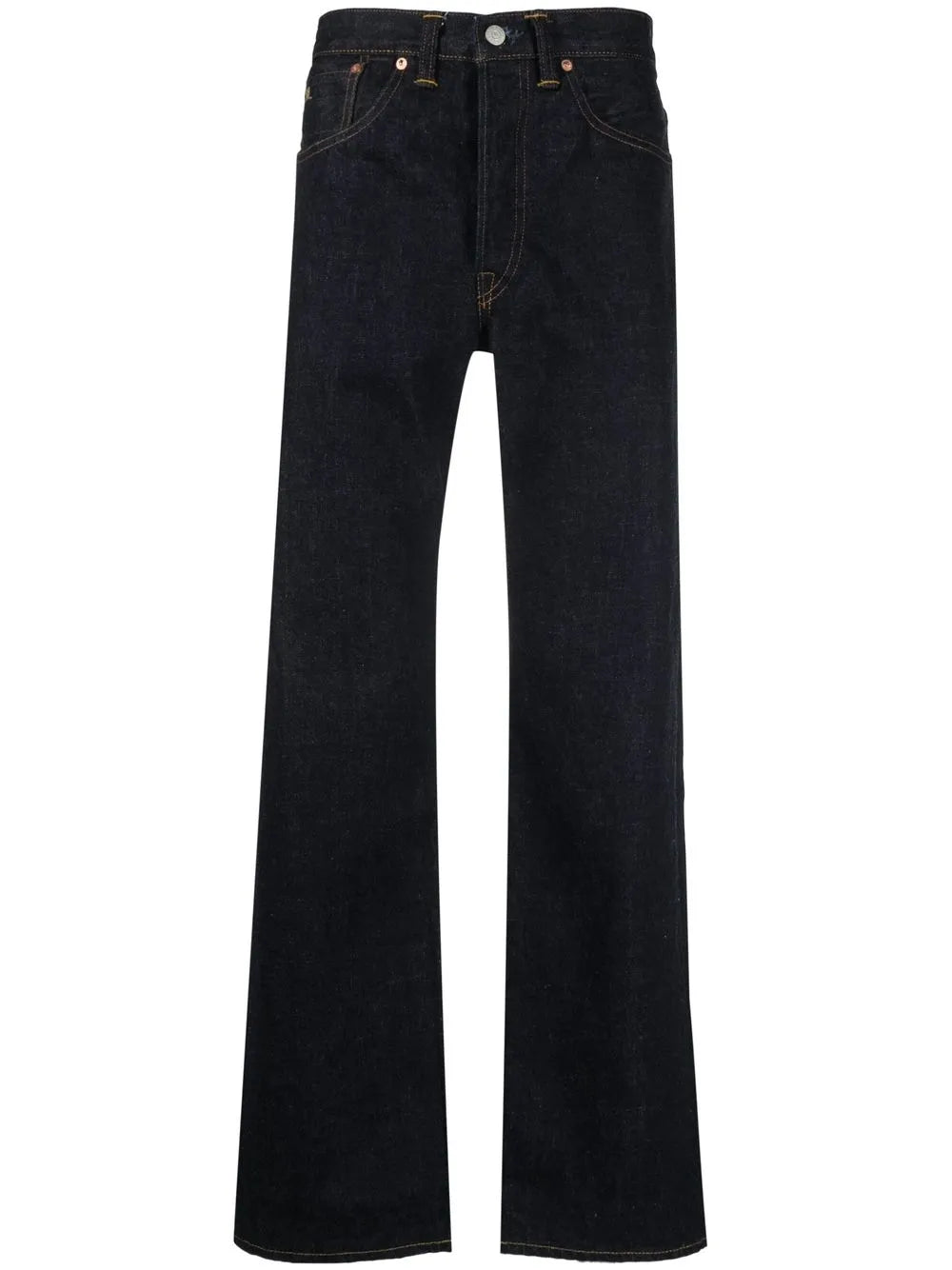straight-leg jeans