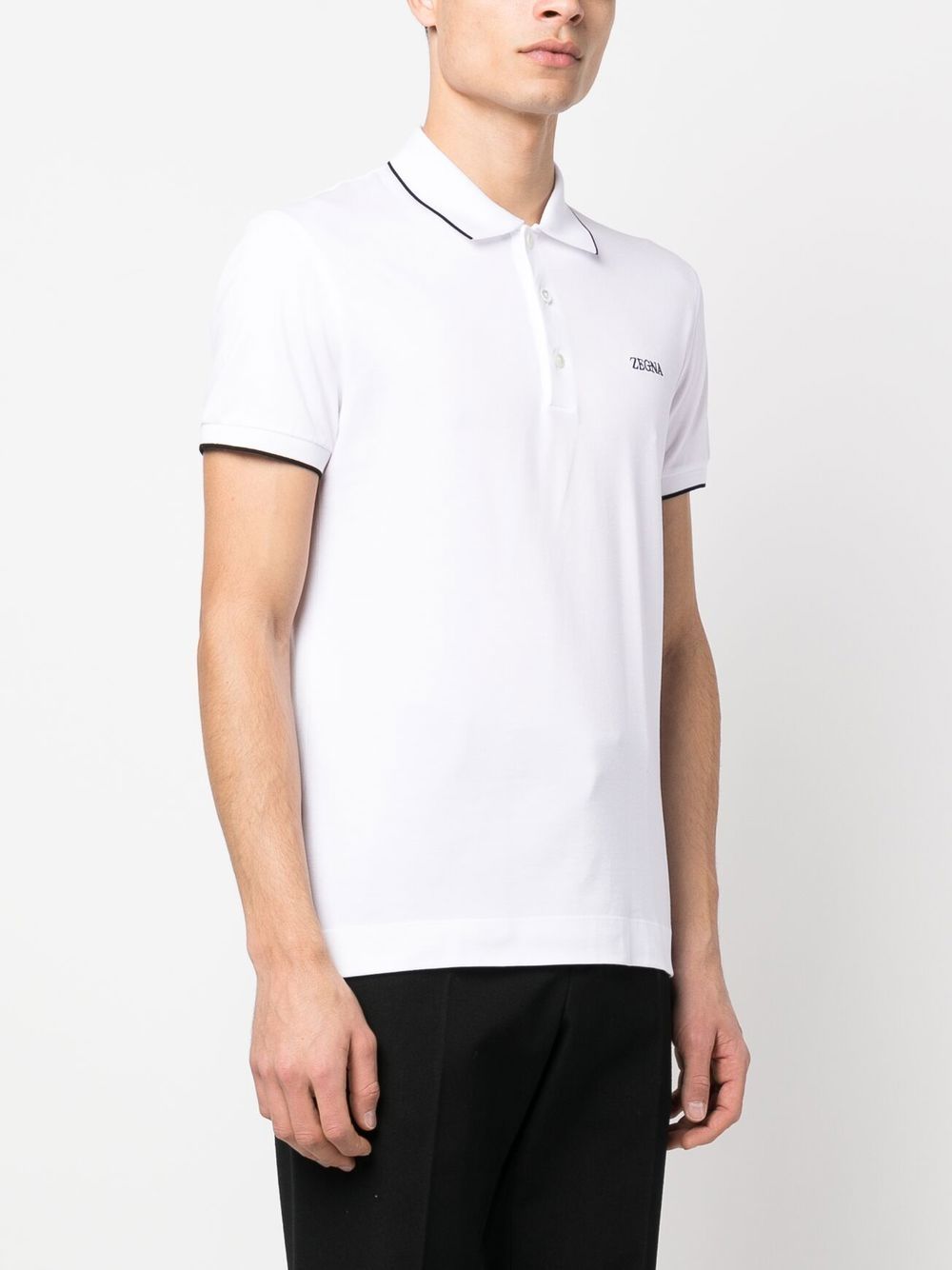 Embroidered-Logo Polo Shirt