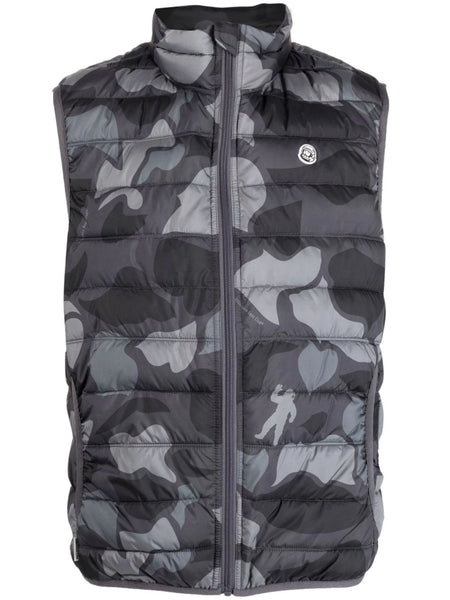 Camouflage-Print Padded Gilet