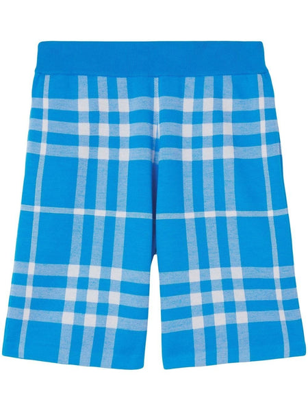 Check-Print Bermuda Shorts