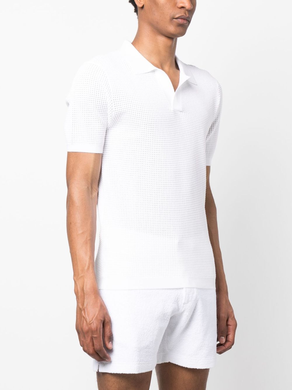 Roddy perforated polo shirt