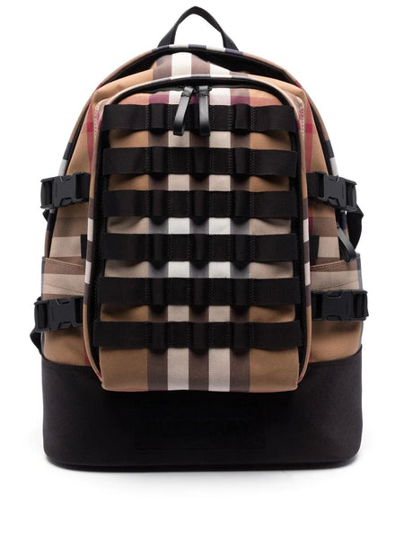 Check-Pattern Backpack