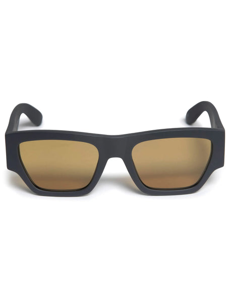 Angled Rectangle-Frame Sunglasses