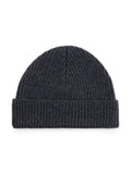Logo-Embroidered Ribbed-Knit Beanie