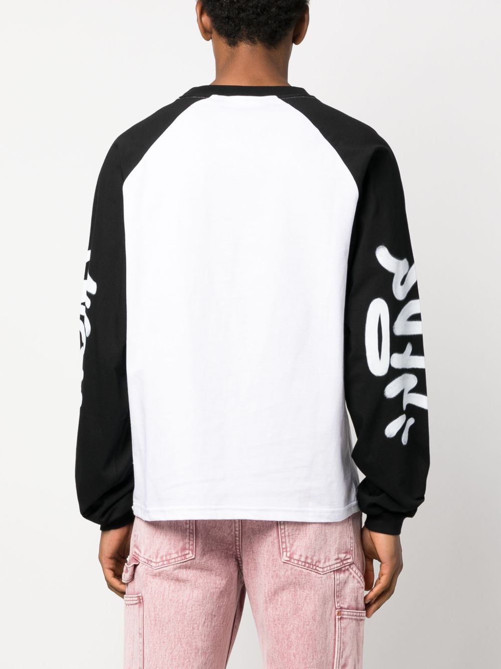 Graffiti-Logo Long-Sleeve T-Shirt