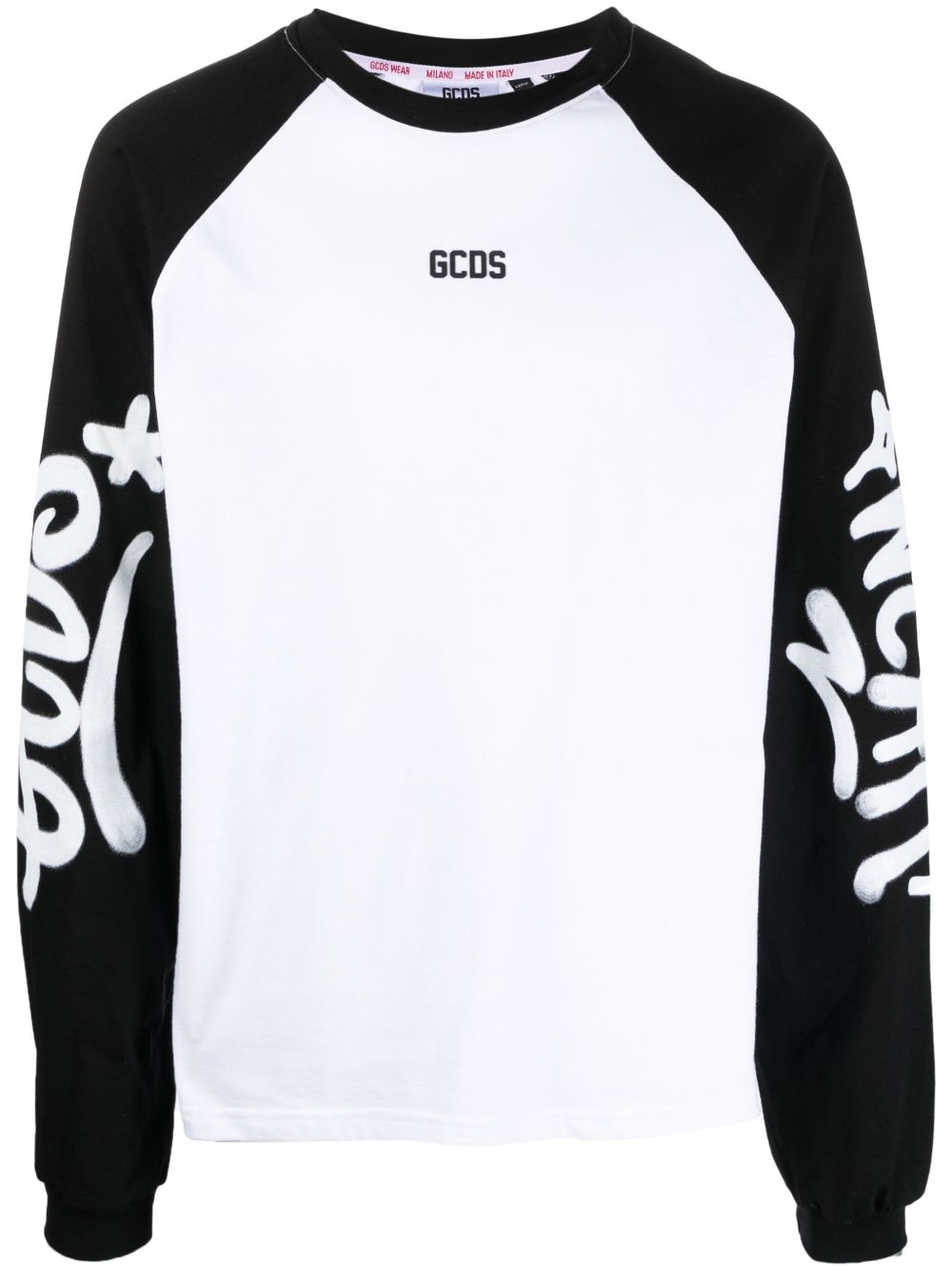 Graffiti-Logo Long-Sleeve T-Shirt