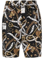Chain-Print Bermuda Shorts