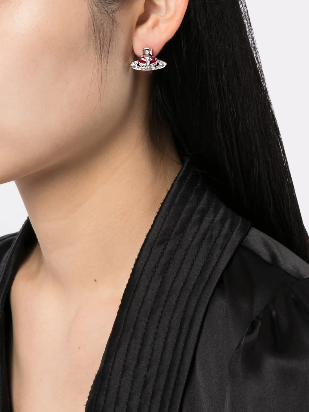 New Diamante Heart stud earrings