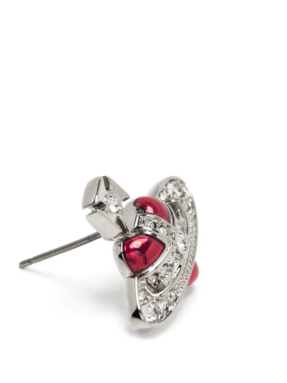 New Diamante Heart stud earrings