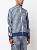Monogram-Pattern Long-Sleeved Sweatshirt