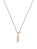 24Kt Gold-Plated Pendant Necklace