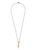 24Kt Gold-Plated Pendant Necklace