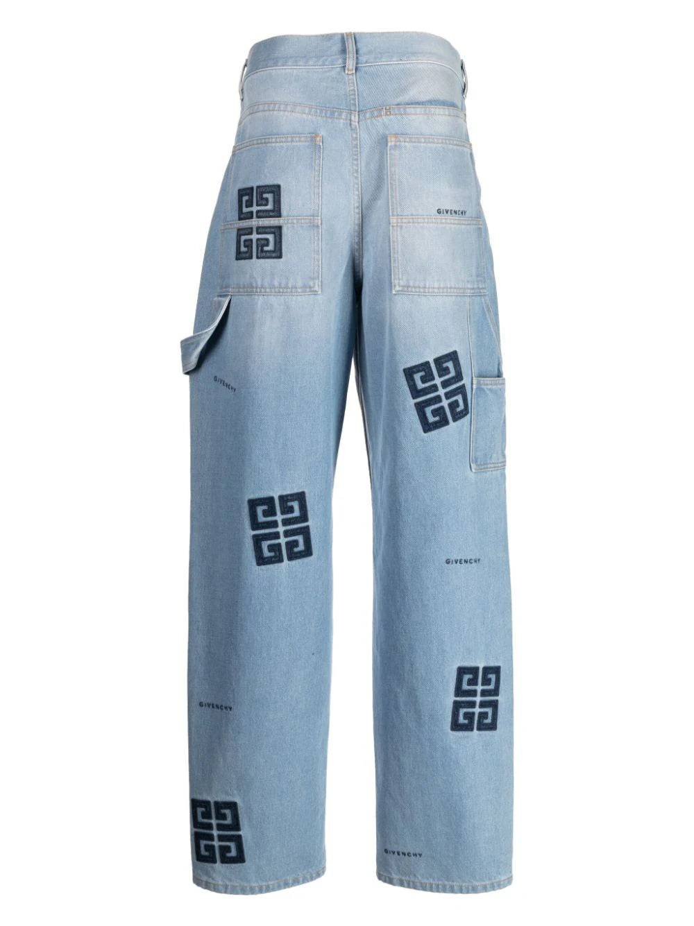 4G Motif High Waisted Jeans
