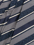 Diagonal Stripe Silk Tie