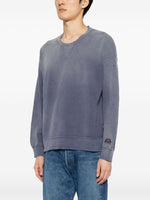 Distressed-Effect Cotton Sweatshirt
