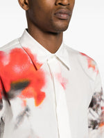Obscured Flower Printed Shirt