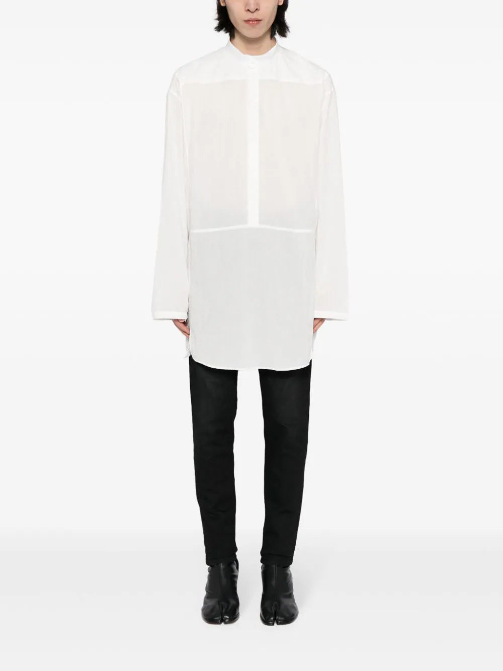 Long-Sleeve Cotton Shirt