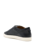 Whipstitch-Trim Leather Sneakers