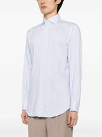 Striped Cotton-Cashmere Blend Shirt