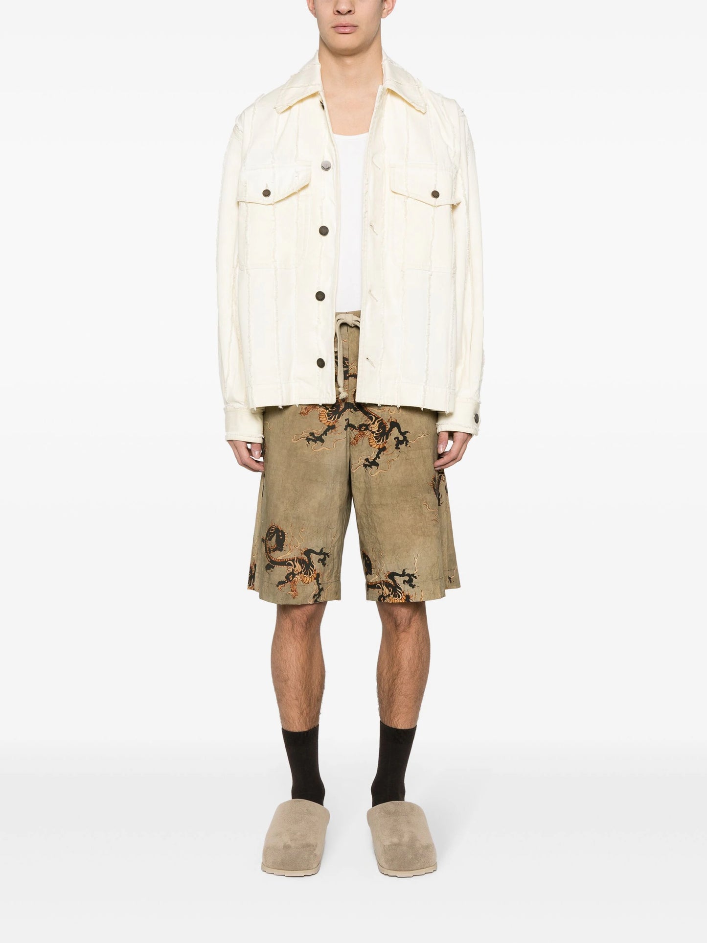 Pallor Cotton Bermuda Shorts