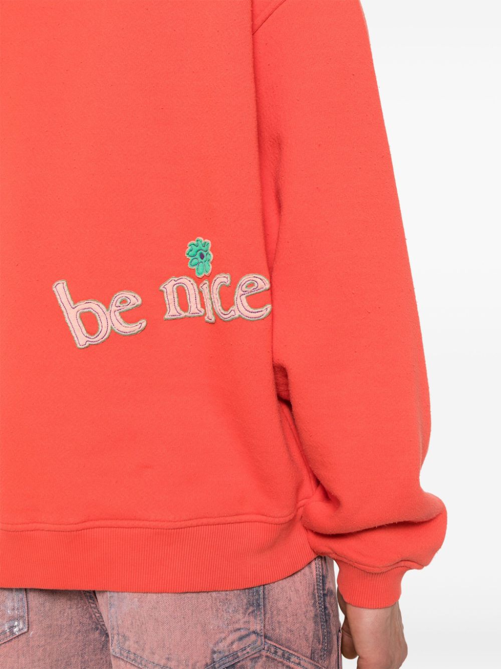 Venice-Patch Cotton Sweatshirt
