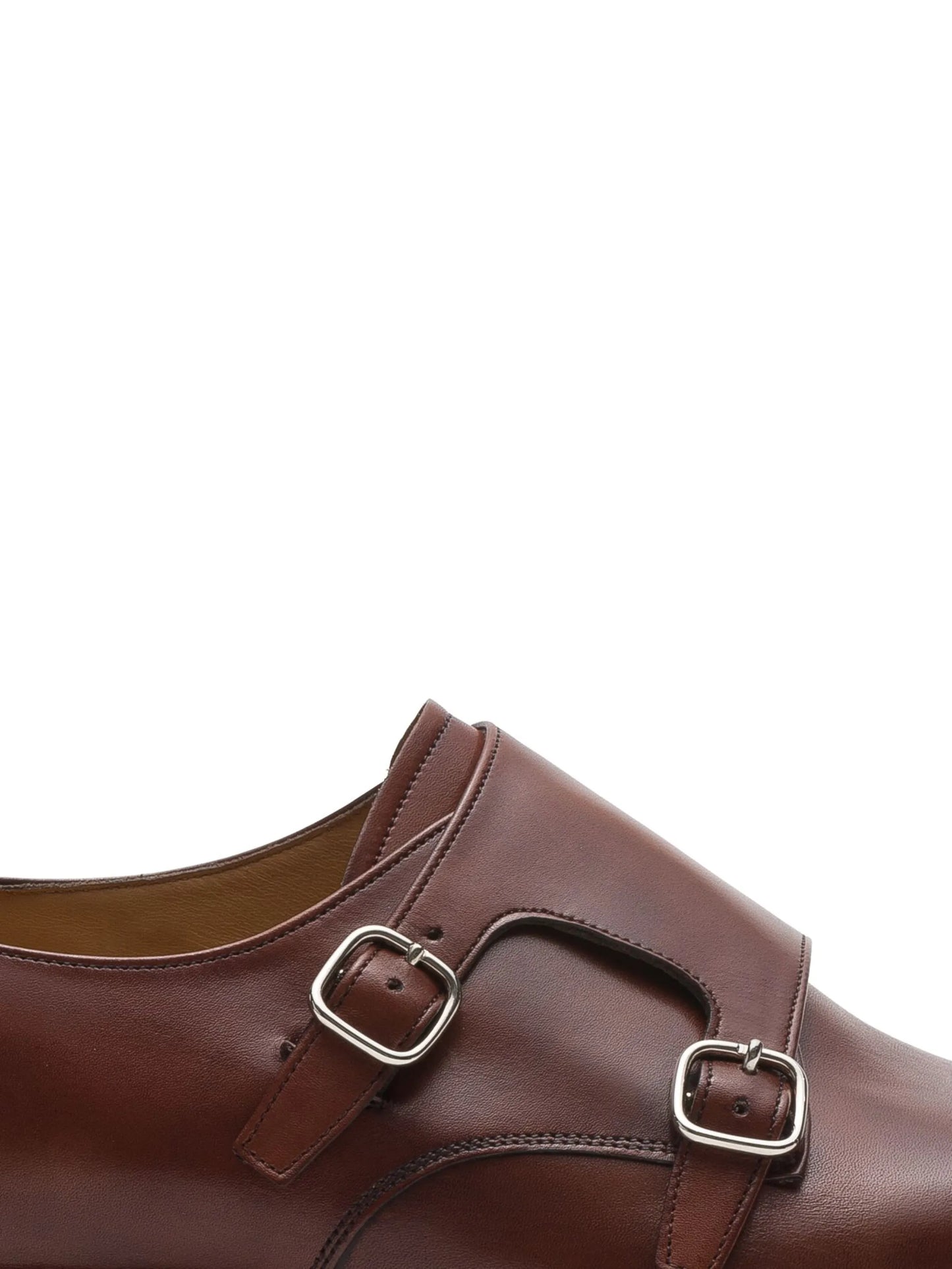Cowes Leather Monk Shoes