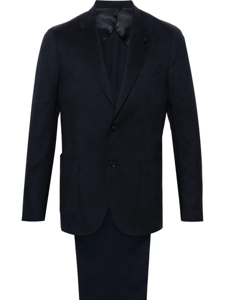 Single-Breasted Twill Suit