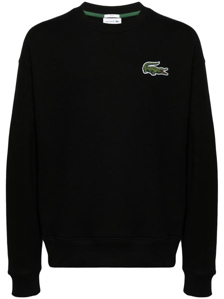 Crocodile Badge Cotton Sweatshirt