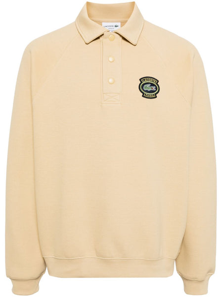 Logo-Embroidered Polo Jumper